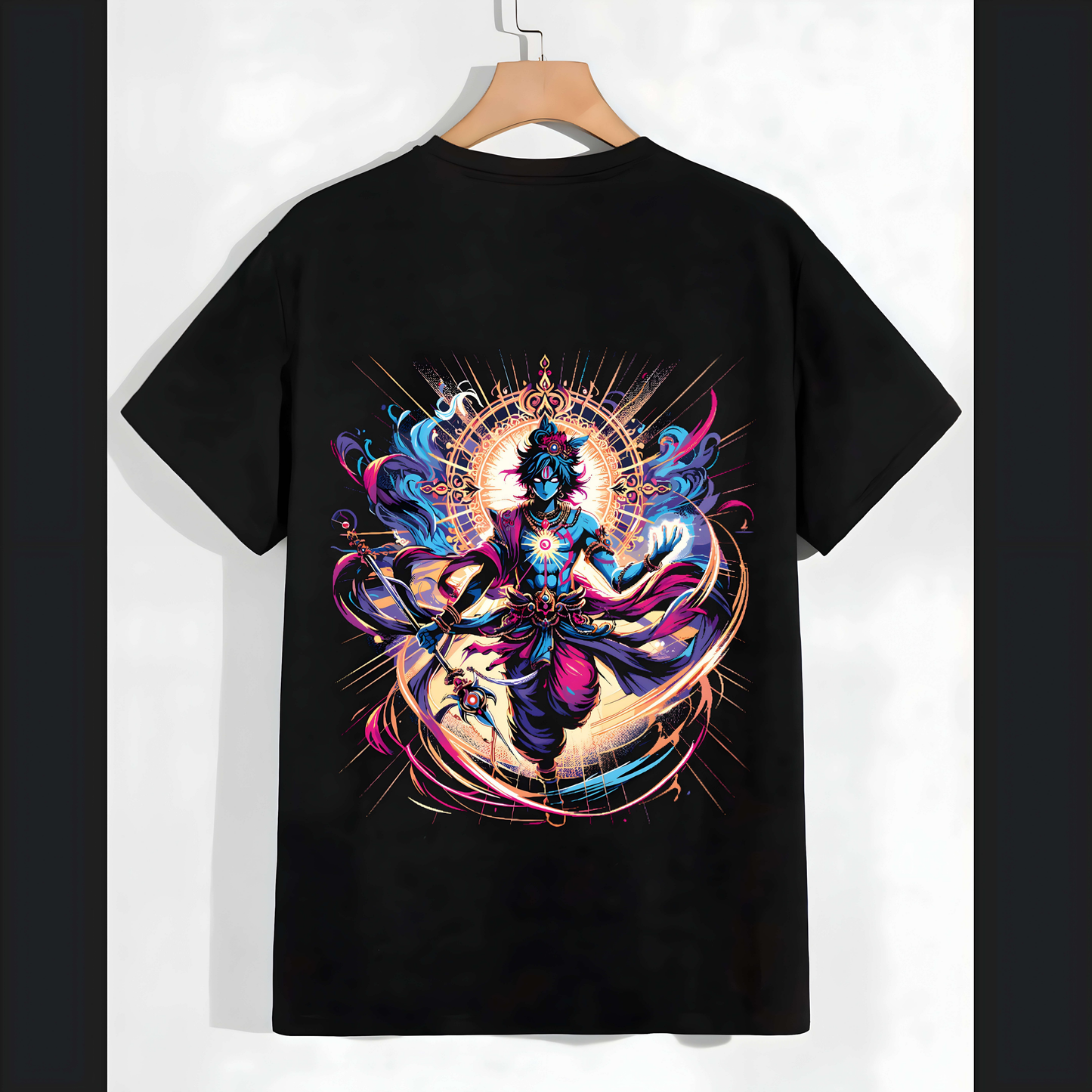 Krishna’s Divine Aura - Spiritual T-shirt