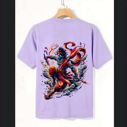 Sri Krishna with Swords Energy Art T-Shirt